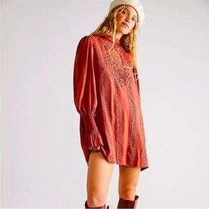 Free People Vienna Lace Boho Dresss